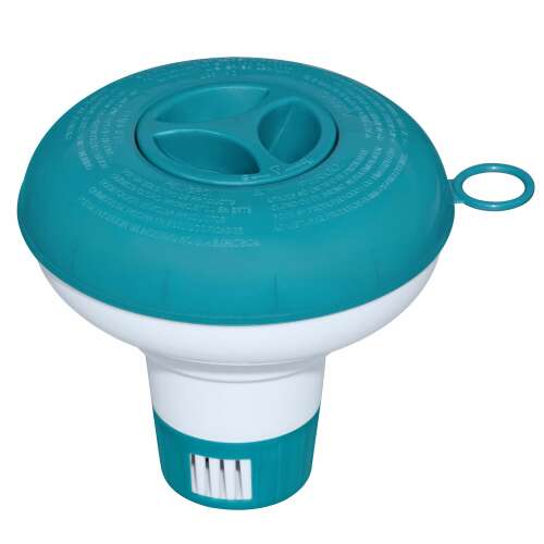 Bestway Flowclear floating chemical dispenser for pool, blue and white, 2.5 cm tablets