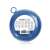 Bestway Flowclear floating chemical dispenser for pool, blue and white, 2.5 cm tablets