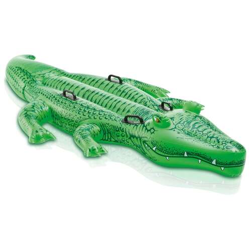 Nafukovací plávajúci krokodíl 203 x 114 cm intex 58562