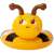 Intex bee shaped inflatable swim ring for kids, 58 x 55 cm