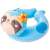 Intex Sloth Swim Ring, blue inflatable ring with sloth face and flower, for kids