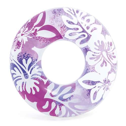 Intex 91 cm inel gonflabil de înot cu model floral, violet