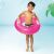 Kółko do pływania z uchwytem 76 cm różowe intex 59258 95090746
