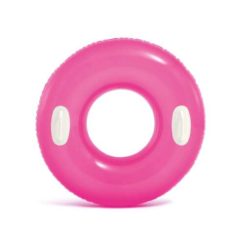 Úszógyűrű fogantyúval 76 cm rózsaszín intex 59258