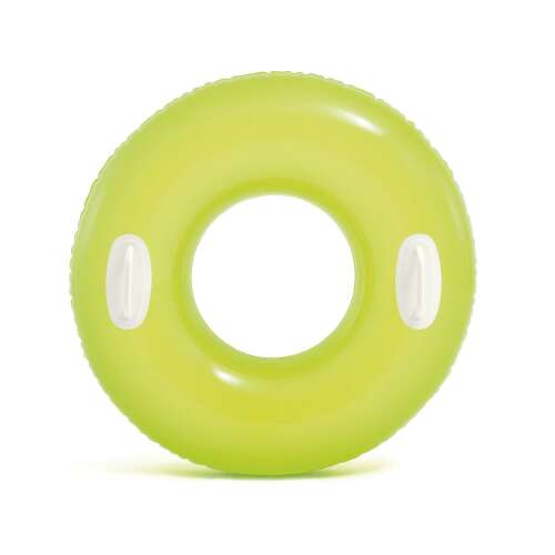Intex 76cm yellow inflatable swim ring with handles