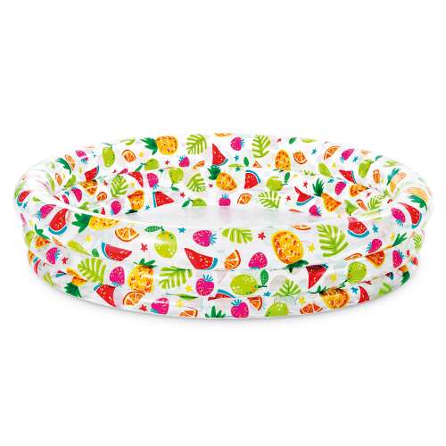 Piscina gonflabila Intex Ananas 132x28 cm, piscina pentru copii cu imprimeu ananas