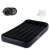 Intex single air mattress with built-in electric pump, black, with pump and repair patch
