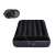 Intex single air mattress with built-in electric pump, black, close-up of valve