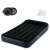 Intex single air mattress with built-in electric pump, black, with pump and repair patch