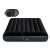 Intex black inflatable camping mattress with built-in electric pump detail