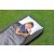 Bestway single inflatable mattress for camping with sleeping bag