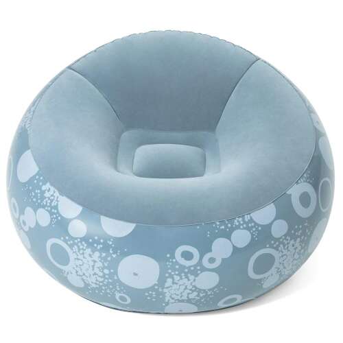 Bestway inflatable armchair with blue and white pattern
