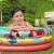 Child playing in the Bestway Disney Princess inflatable pool