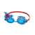 Bestway Spiderman Kinder Schwimmbrille 98022, blaue Schwimmbrille mit Spiderman-Design