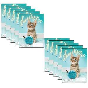 Zošit s riadkami A/5 16-32 (2. stupeň) - Kitten #türkiz 10ks