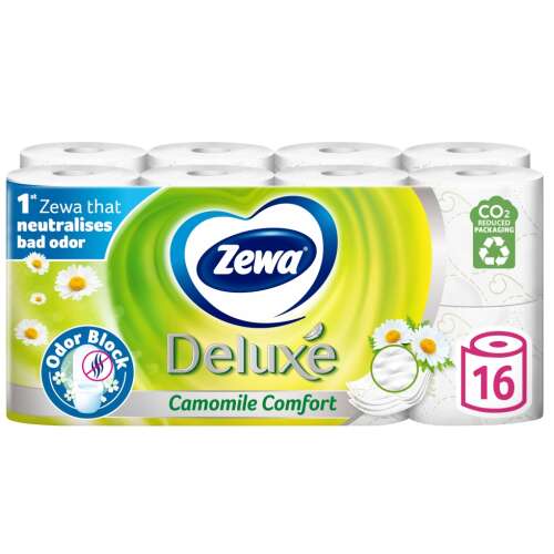 Zewa Deluxe Kamille Comfort 3lagiges Toilettenpapier 16 Rollen