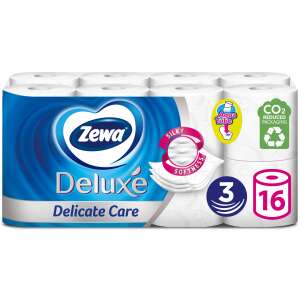 Hârtie igienică Zewa Deluxe Delicate Care 3 Ply 16 role 63566144 Articole din hartie pentru uz casnic