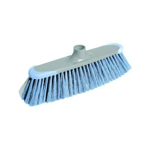 York Partvis Bacteria Stop seprűfej, 30x10x10,5cm, szürke és kék műanyag, söpréshez - Takarító Eszközök