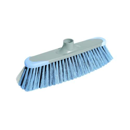 York Partvis Bacteria Stop seprűfej, 30x10x10,5cm, szürke és kék műanyag, söpréshez