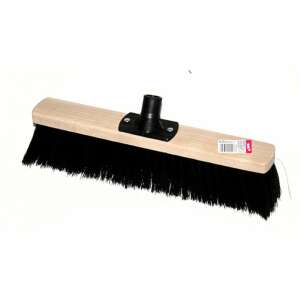 Partvis seprűfej fa nyéllel, fekete sörtékkel, 40x16x9 cm - Partvis & Seprű és Partvis fej