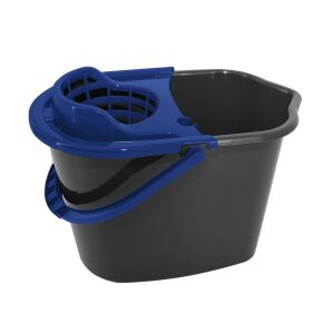 York Felmosó Vödör csavarókosárral 10L 36x27x25cm Azur 139631083 - Háztartási vödör & Tál