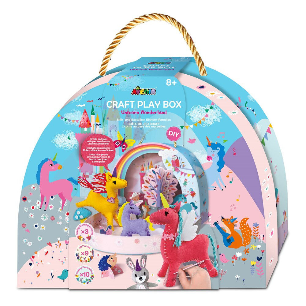 Avenir Unicorn Craft Suitcase: The Wonderful World of Unicorns