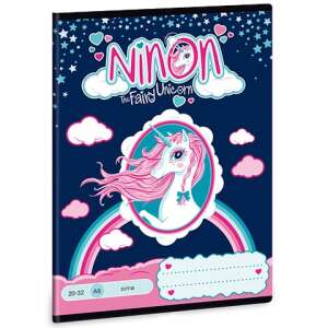 Ninon szivárvány póni sima füzet A/5