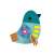 Blue and yellow bird 3D model from the Avenir Stick 'n' Play Secret Garden set