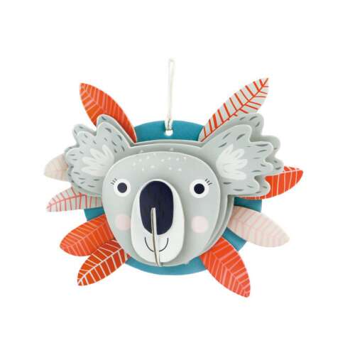 Avenir 3D Dekoration Koala, 3D Puzzle für Kinder, Koala Tier, Wanddekoration, Kinderzimmer Dekoration, zusammengebaut