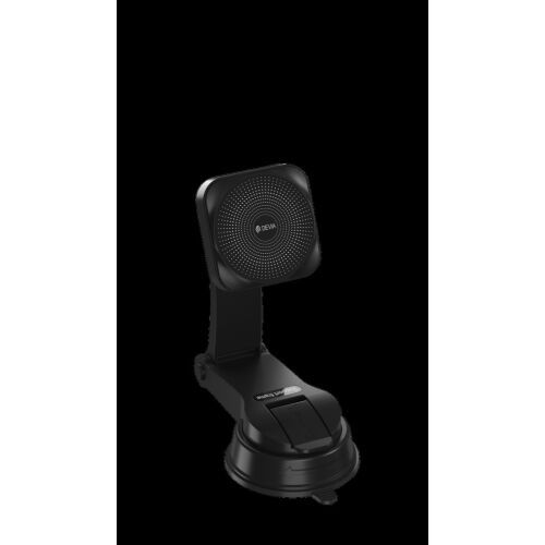 Încărcător/suport fără fir pentru bord/parbriz Devia Smart Series magnetic 15W - negru