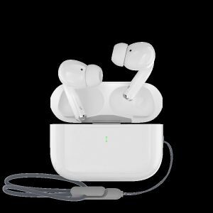 Безжични слушалки Devia Airbuds Pods2 TWS с кутия за зареждане - Бели - Devia
