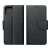 Black leather phone case for XIAOMI Redmi NOTE 13 5G, front and back view