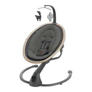 Maxi-Cosi Cassia ECO 360° electric swing in Beyond Graphite color, front view - Maxi-Cosi