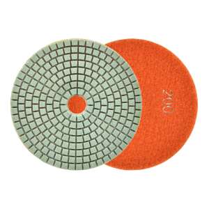 Geko G78919 diamond disc for wet sanding of tiles, 125mm, grit 200 - Tool accessories