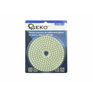 Diamond Disc for Wet Grinding of Tiles, 1500 Grit, Geko G78915 131335108 - Tool accessories