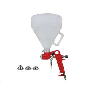 Keltin K00050 6 liter paint sprayer with plastic tank, red and silver, 3 nozzle tips included - Keltin
