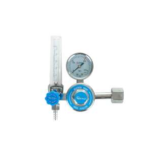 Geko G80075 Regulator ciśnienia CO2 / Argon z przepływomierzem - Miernik ciśnienia