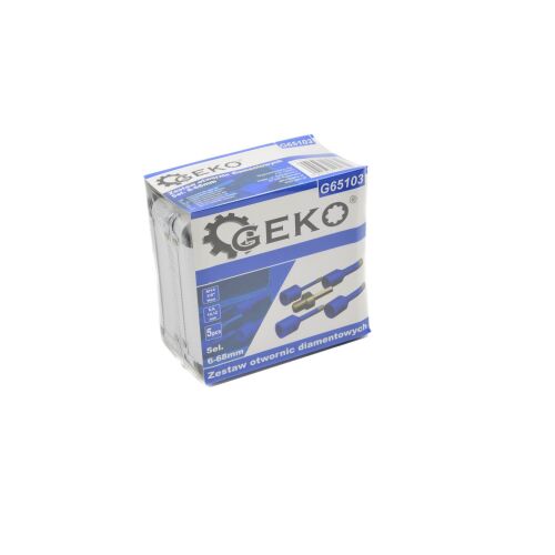 5 pc Diamond Core Drill Bit Set 6-12mm for Concrete, GEKO G65103 131333681
