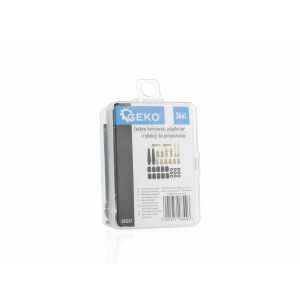 Zestaw końcówek, adapterów i redukcji do pompowania 36el. (20/240) 131330221 - Narzędzie rowerowe