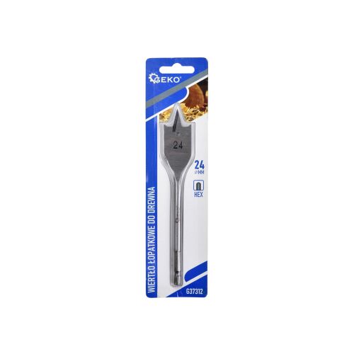 Geko G37312 Wood Drill Bit, 24 x 152 mm, Hex Shank 131333247