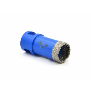 Geko 20mm diamond core drill bit for tile, M14 mount, angled view - Hole saw & circular cutter