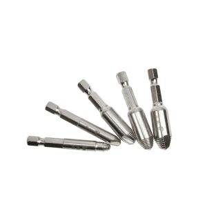 Geko G38592 damaged screw extractor bits, close-up - Drill and Screwdriver Accessory