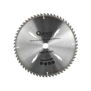 Wood Saw Blade, 350x30x60T, Geko G78152 95125376 - Tool accessories