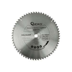 Geko G00171 500 mm x 32 mm x 60T keményfém fogazású fűrészlap fahoz - Geko