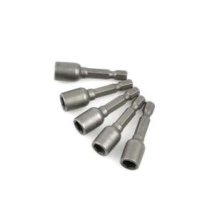 5 pc Magnetic Screwdriver Bit Set, 8mmx48mm 1/4", Geko G15006 95125441 - Bit head