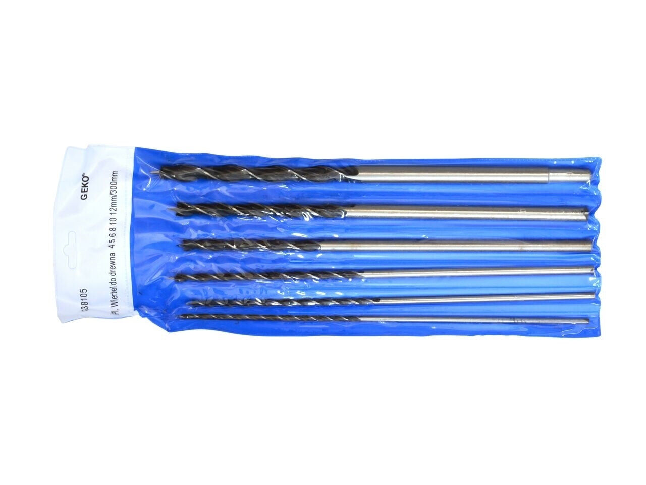 GEKO Fafúró Készlet - 6 db (4-12 mm)