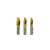 GEKO G39750 3-piece drill bit set for precise drilling 131333562