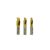 GEKO G39750 3-piece drill bit set for precise drilling 131333562