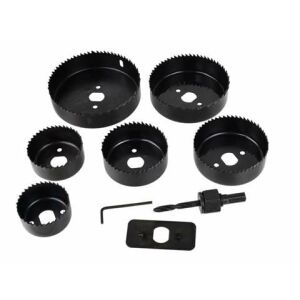 Geko 8-piece set for drilling 51-102 mm, GEKO G30002 131332814 - Hole saw & circular cutter