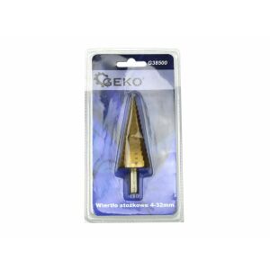 4-32 mm Step Drill Bit, Titanium Coated, Geko G38500 131333432 - Tool accessories